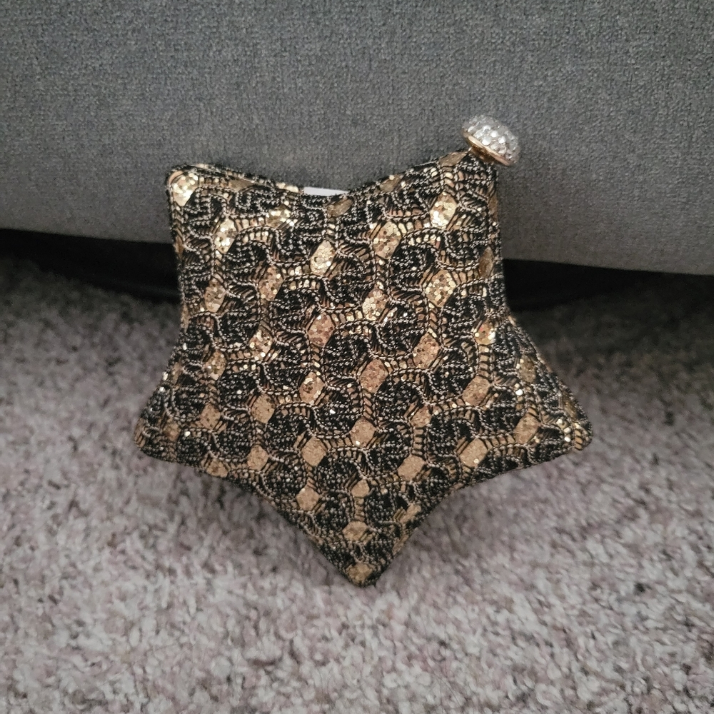 Sparkly star purse